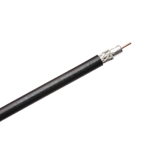 Times Microwave Systems LMR-400-75-FR Flexible low loss coax, black