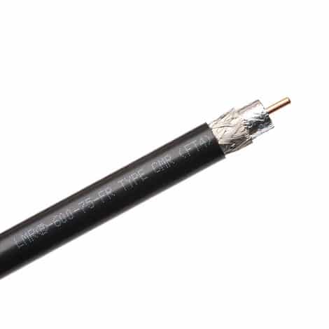 Times Microwave Systems LMR-600-75-FR Flexible low loss coax, black
