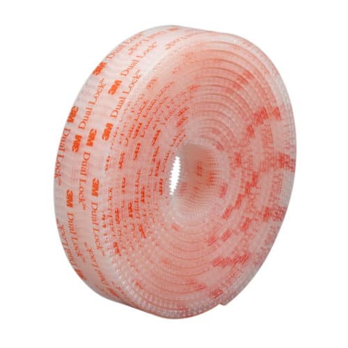 3M Dual-Lock SJ3560 25mm x 5m roll reclose click tape, transparent