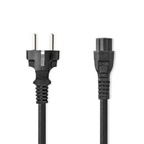 C5 powercord, black
