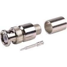 Times Microwave Systems EZ-400-BM-X p/n 3190-2852 Straight plug BNC male, grey
