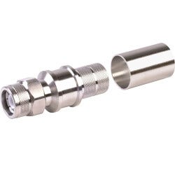Times Microwave Systems EZ-600-TM-X p/n 3190-2531 Straight plug TNC male, grey