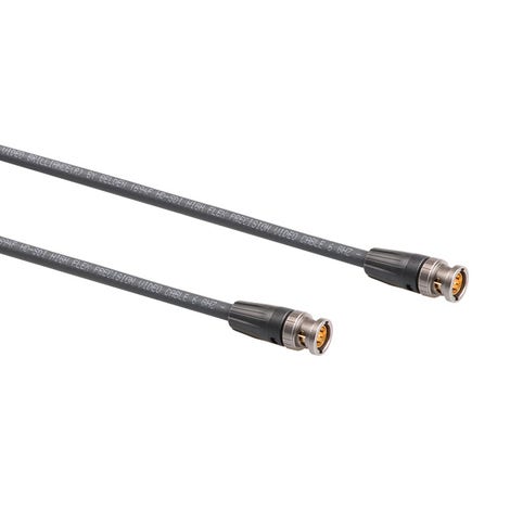 Cable assembly Belden 1505F BNC male to BNC male, 75 Ohm, black