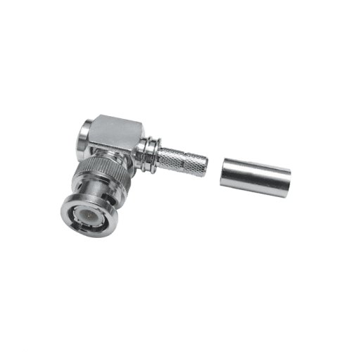 Times Microwave EZ-240-BM-RA-X Connector BNC Angled for LMR240 cable