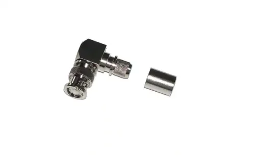 Times Microwave EZ-400-BM-RA-X Connector BNC Angled for LMR400 cable