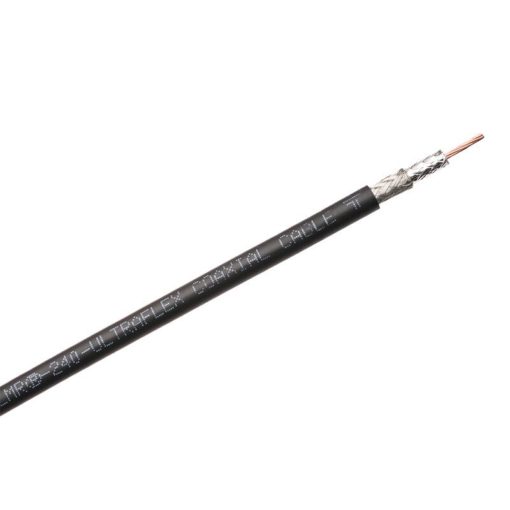 Cable assembly LMR240 BNC male to BNC male, 50 Ohm, black - Image 2