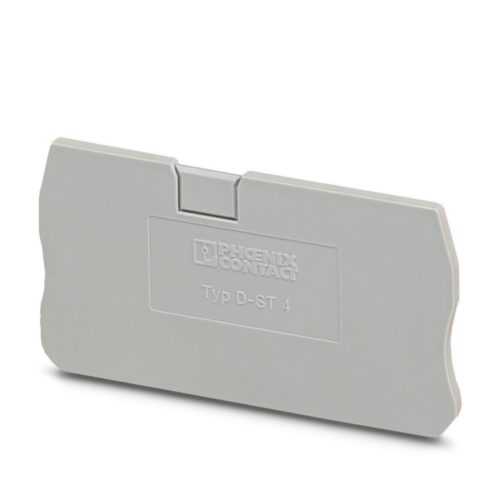 Phoenix 3030420 End Plate - D-ST 4, grey