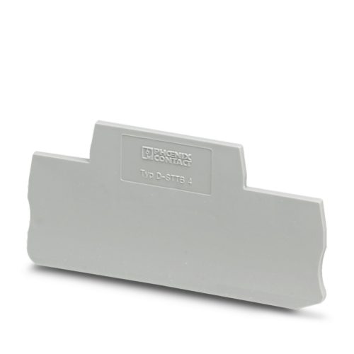 Phoenix 3030462 End Plate - D-STTB 4, grey