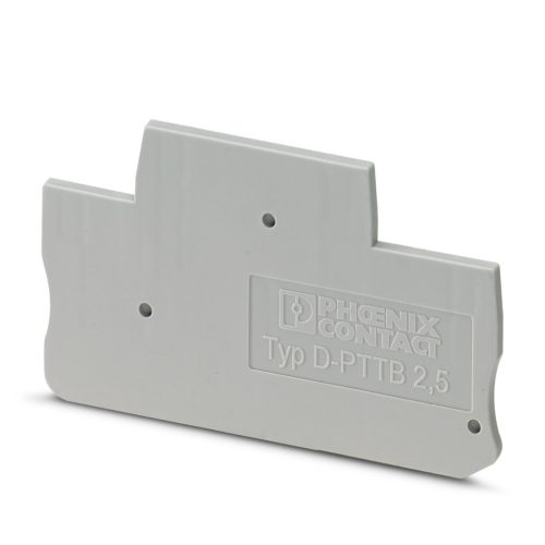 Phoenix 3211634 End Plate - D-PTTB 2.5, grey