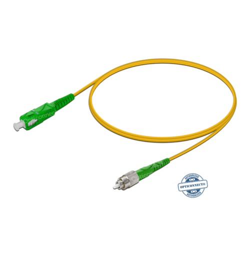 Patchcable · FC/APC - SC/APC · SM G657.A1 · Simplex · LSZH · 2.0mm · Yellow