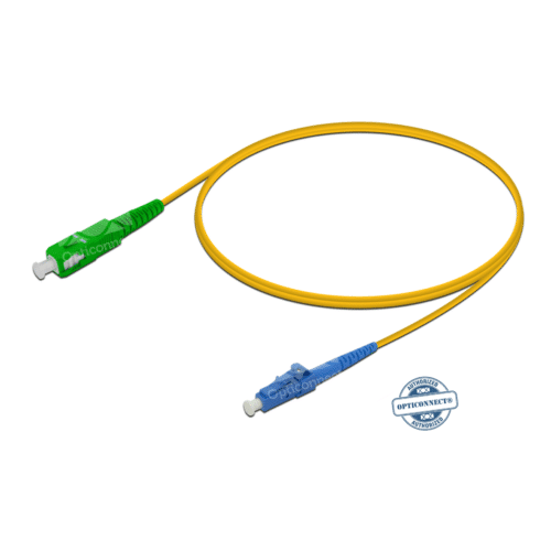 Patchcable · LC/UPC - SC/APC · SM G657.A1 · Simplex · 1.5m · LSZH · 2.0mm · Yellow