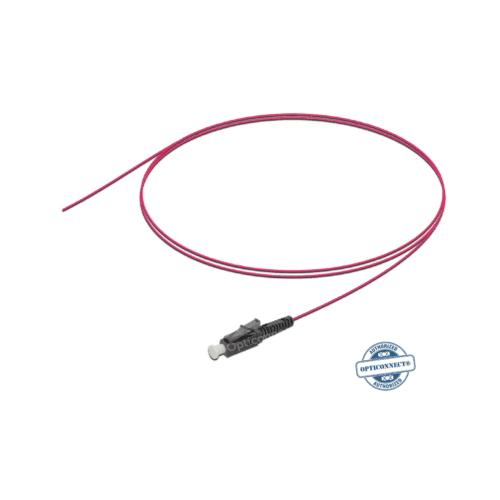 Pigtail · LC/PC · MM OM4 · Simplex · 2.0m · LSZH · 900um · Easy strip (semi tight buffer) · Unicolor . Violet
