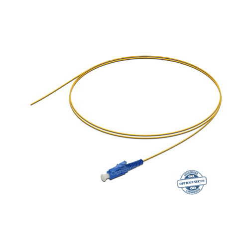 Pigtail · LC/UPC · SM G657.A1 · Simplex · 2.0m · LSZH · 900um · Easy strip (semi tight buffer) · Unicolor · Yellow