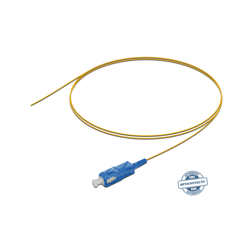 Pigtail · SC/UPC · SM G657.A1 · Simplex · 2.0m · LSZH · 900um · Easy strip (semi tight buffer) · Unicolor Yellow