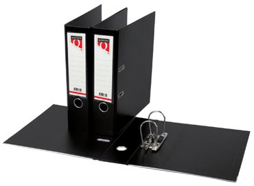 File Quantore A4 80mm PP, black