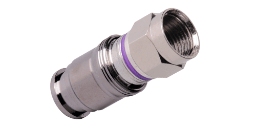 Liberty CM-RG6M-F RG6 F Plugs for Plenum Single, Dual, Tri or Quad Shield formats, 25 pcs
