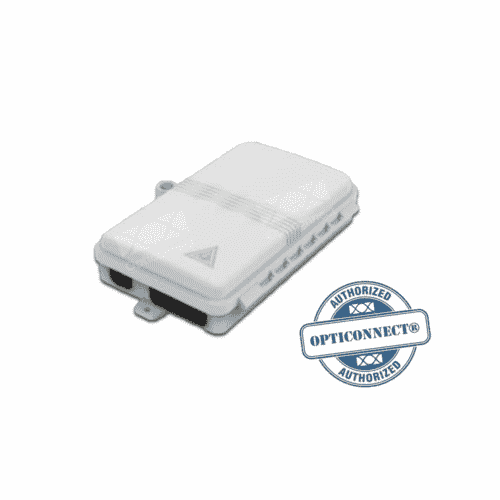 Termination box - outdoor IP65 - 4ports SC terminal box - 4pcs SC/PC OM4 simplex adapters included
