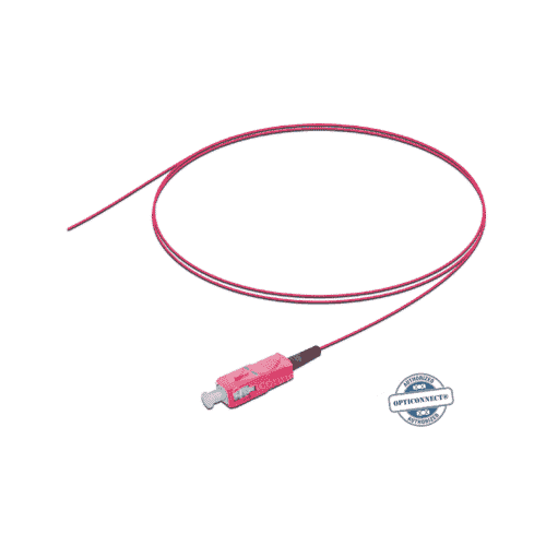 Pigtail · SC/PC · MM OM4 · Simplex · 2.0m · LSZH · 900um · Easy strip (semi tight buffer) · Unicolor . Violet